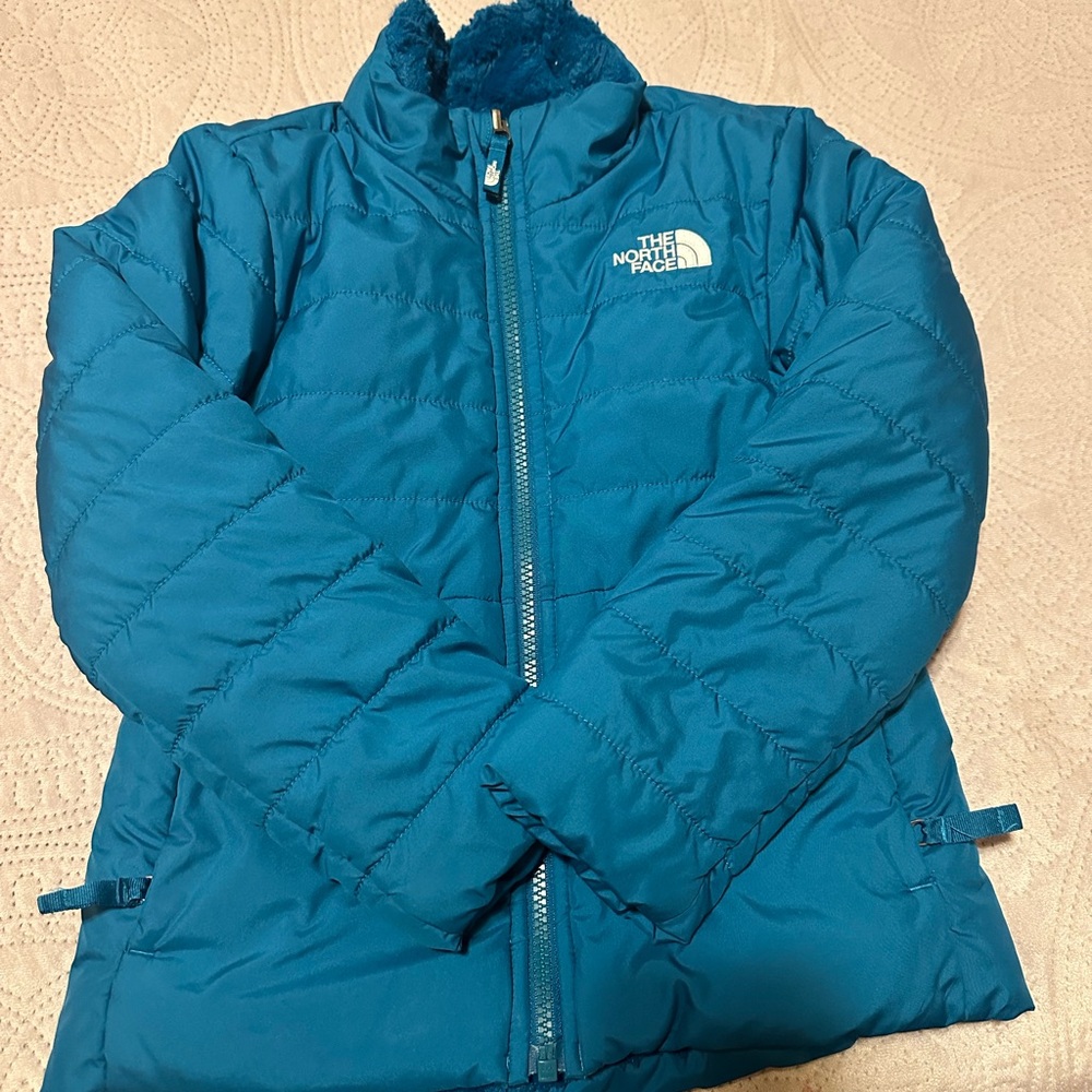 North face reversible girls jacket